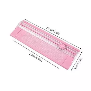 A4 Bidirectional Cutting Paper Cutter with Pull-out Ruler Photo Labels Paper Cutting Tool Paper Cutter Trimmer Office Supplies чёрный