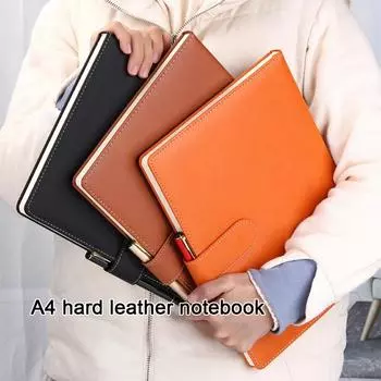 A4 Большой блокнот для сына, деловой блокнот, большой, утолщенный, увеличенный, дневник, книга записей встреч, студенческий предметный блокнот, 120 листов, 240 страниц A4 бордовый