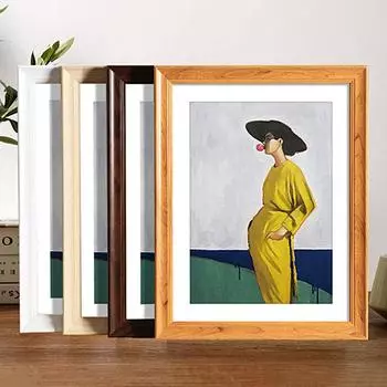 А4 для настенной деревянной фоторамки без фотографий, декора для фото, деревянная фоторамка A4