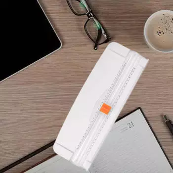 A4 Paper Cutter Anti Slip Bottom Trimmer for DIY Scrapbook Invitations белый