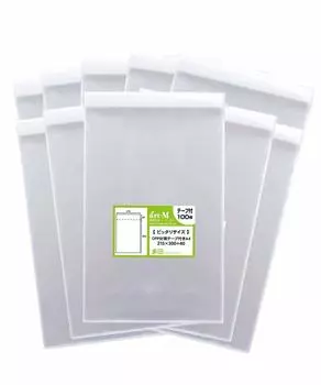 A4 с лентой Прозрачные пакеты OPP толщиной 30 микрон [Домашний] [Идеальный размер] (прозрачные конверты) [1000 листов] (стандарт) 215x300+40мм