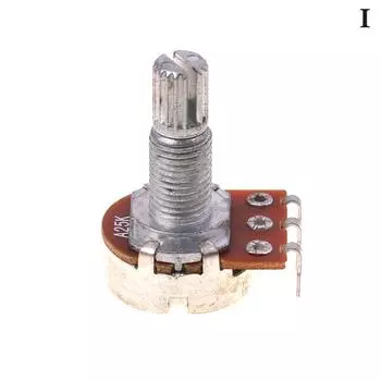 A500K B500K A250K B250K A50K B50K A25K B25K Потенциометр Шлицевой Маленький Пот Электрогитара Бас Эффект Усилитель Тон Громкость 18 Мм Вал Части A25K