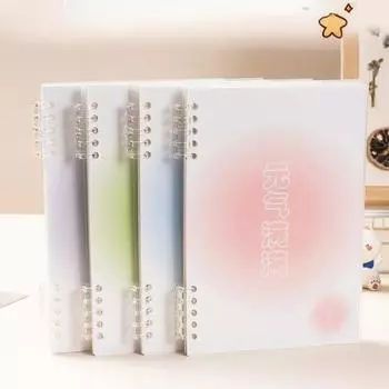 A5 B5 Розовый блокнот Простой вкладыш Красивый блокнот Утолщенный Высококачественные блокноты Канцелярские товары для школьников Школьные принадлежности A5 зелёный