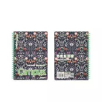 A5/B5 Soft Coil Notebooks 160 Pages 180° Lay-Flat Notepad Student Class Notebooks Writing Supplies A5-Black