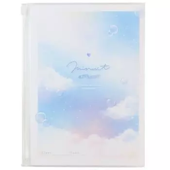 A5 contact notebook with cover A5 Renraku notebook with Heart [Contact book] cover/Minui