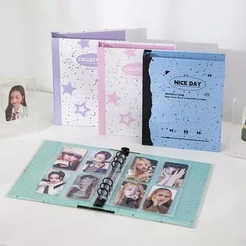 A5 Idol Album Маленький альбом для хранения карточек Фотокарточки Держатель для переплета Kpop Star Collect Book Four Palace Inner Page lbumes De Fotos