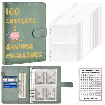 A5 Экономия Проблемы Книга Смешной Деньги Экономия Папка 100 Конверт Вызов Папка Главная чёрный