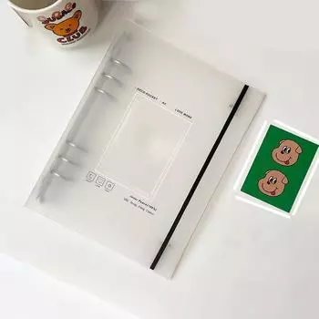 A5 Kpop Binder Photocards Holder Ins Альбом Книга 3-дюймовый альбом Сердце Фотоальбом Школьные канцелярские принадлежности Подарки на день рождения