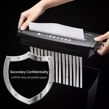 A606b электрический измельчитель бумаги, европейский стандарт, небольшой мини-офисный измельчитель бумаги, бытовой электрический измельчитель полос, целый S610 EU