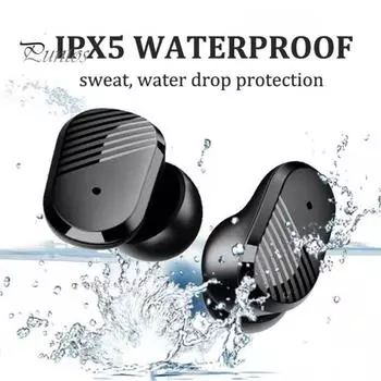 A68 беспроводные наушники-вкладыши с низкой задержкой светодиодный цифровой дисплей HiFi звук совместимые с Bluetooth 5.0 наушники-вкладыши для спорта чёрный