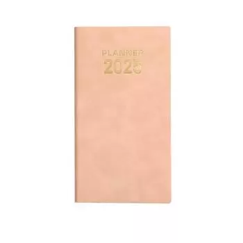 A6 2025 Agenda Planner Notebook 60 Pages 365 Days Notepad 12 Months Planner Notebook Office