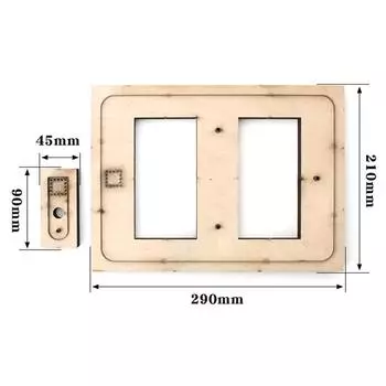 A6 Notebook Cover Dies DIY Leather Craft Crafts Handbook Steel