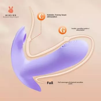 A6 Peacock Мобильный телефон Приложение Дистанционное Внешнее Пульт Дистанционного Управления Женский Носимый Сосательный Вибрационный Джемпер Массажер