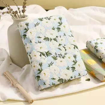 A6 Тканевый рельефный трехмерный блокнот ручной работы B6 Свежий литературный дневник Изысканный японский блокнот ручной работы в стиле ретро A6