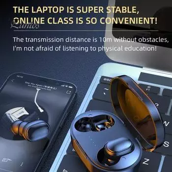 A6R Wireless Earphone Ergonomic Stereo In-ear Low Power Consumption Bluetooth-compatible 5.1 Earbud for Sports чёрный