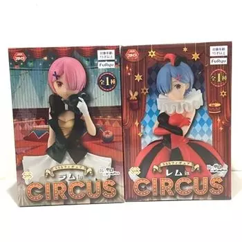 a73706 Re:ZERO -Starting Life in Another World- SSS Figure Rem Ram in Circus Circus Re:Zero Set of 2