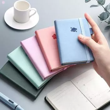 A7 акварельный блокнот для путешествий, ручная роспись, тетрадь для акварельного дневника, студенческие товары для творчества A7 светло-фиолетовый