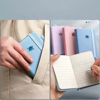 A7 акварельный блокнот для путешествий, ручная роспись, тетрадь для акварельного дневника, студенческие товары для творчества A7 светло-фиолетовый