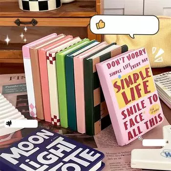 A7 креативный американский ретро мини-блокнот для студентов, 96 листов, портативный книжный блокнот, милые канцелярские принадлежности, школьные принадлежности для девочек