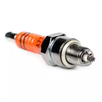 A7TC 3-электродная свеча зажигания мотоцикла, автозапчасти для автомобиля оранжевый