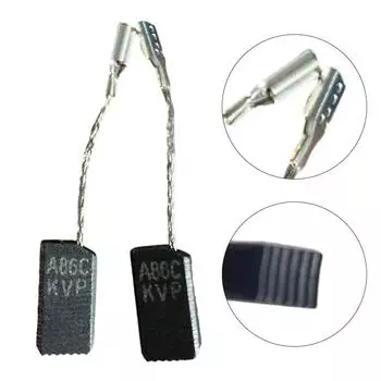 A86C KVP Угольная щетка для угловой шлифовальной машины Bosch GWS5-100/6-100/125 1619P07571 Запасные части для электродвигателей Графитовая щетка хаки