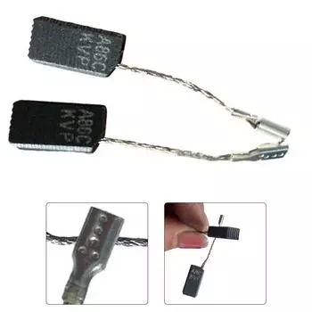 A86C KVP Угольная щетка для угловой шлифовальной машины Bosch GWS5-100/6-100/125 1619P07571 Запасные части для электродвигателей Графитовая щетка хаки