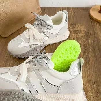 A9902 latex insole/popular dad shoes women s shoes casual sports shoes 2025 new niche design waffles 35
