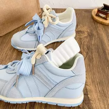 A9912 latex insole/inner heightening platform Forrest Gump shoes women s shoes 2025 new German training shoes Hong Kong style dad shoes 35