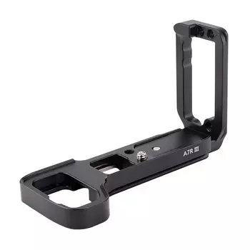 A9 A7 III A7R III A7R3 A7M3 Camera plate Black for horizontal and vertical shooting quick release bracket compatible with screw Hand grip Sony