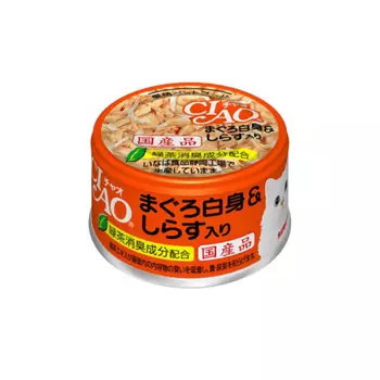 [A-02] Chao White Can - Тунец с белым мясом и жареным мясом 1EA