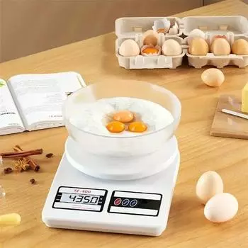 A 10kg digital scale kitchen electronic food scale, electronic scale, food weight scale, cooking and baking kitchen accessories