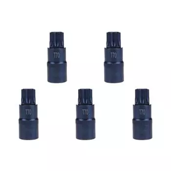 A# 1/2 Inch Socket Bits Adapter Torx Socket Adapter Repair Hand Tool (T70)