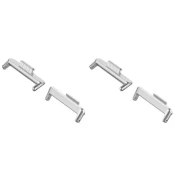 A# 1 пара металлических разъемов 20 мм для смарт-часов Huawei Watch Fit 3 (Серебряный