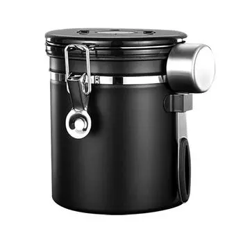 A# 40/50/60 OZ контейнер для кофейных зерен с ложкой контейнер для хранения продуктов для сухого F white 1200ML