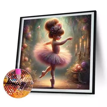 A# 4 шт. 5D DIY полный круглый сверло алмазная картина девушка комплект домашнего декора искусство 30x30 см