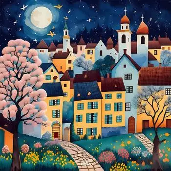 A# 5D DIY Полный Круглый Дрель Алмазная Картина Дом Набор Домашний Декор Искусство Ремесло ZSH756