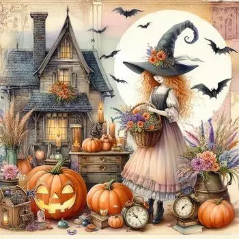 A# 5D DIY Полный Круглый Дрель Алмазная Картина Девочка Набор Домашний Декор Искусство Ремесло A8979