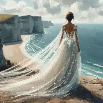 A# 5D DIY Полный Круглый Дрель Алмазная Картина Девочка Набор Домашний Декор Искусство Ремесло 30x30c