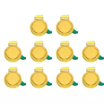 A# 6.5см Золотая/Медаль Металлическая Медаль Победителя для Спортивных Школьных Соревнований (Золото)