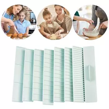 A# 8 шт. инструмент для украшения помадкой из АБС-пластика, прочный, портативный и долговечный для выпечки