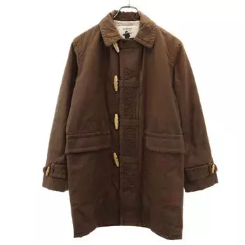 A BATHING APE made in Japan Duffel coat S Brown Quilted back Men s Used