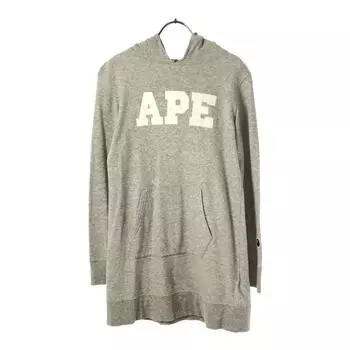 A BATHING APE made in Japan Long sleeve Parker Pullover hoodie sweatshirt Men s Used