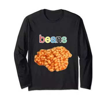 a bean but colored long sleeve It s it s T-shirt чёрный