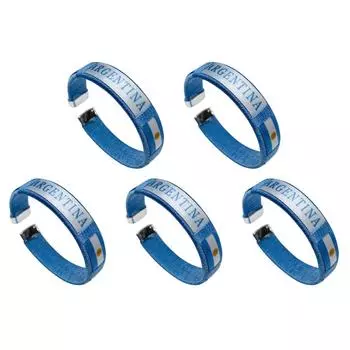 A # Браслет с флагом страны Браслет в стиле национального флага для мужчин и женщин (Аргентина)