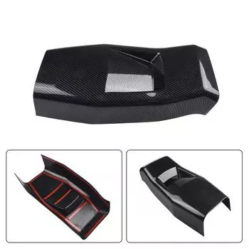 A/C Vent Outlet Cover For KIA EV6 2024 2024 Carbon Fiber ABS Rear Air Condition Vent Cap Trim Auto A/C Outlet Lid Decor CHINA