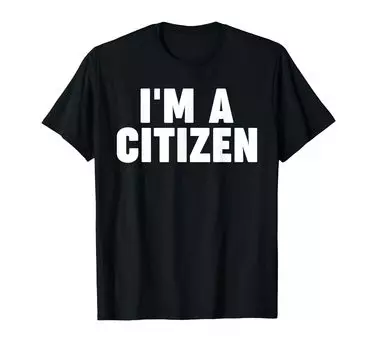 a Citizen I m T-shirt чёрный