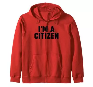 a Citizen zip hoodie I m