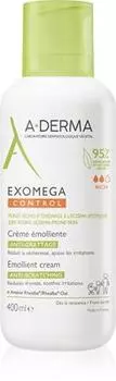 A-derma Крем для тела Exomega Control Emollient Cream для очень сухой и атопичной кожи. TU прозрачный