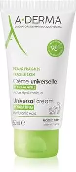 A-derma Universal Cream универсальный крем с гиалуроновой кислотой. TU прозрачный