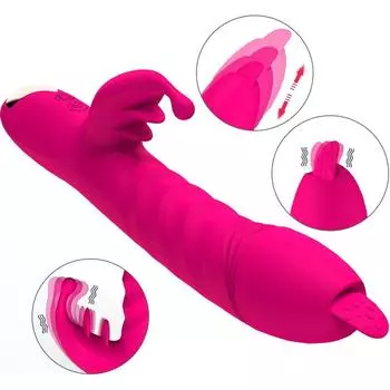 Женский секс-игрушка в виде языка с 10 режимами вибрации и 3 выдвижными режимами, подходящая для реалистичных мастурбационных стиков для женских партнеров